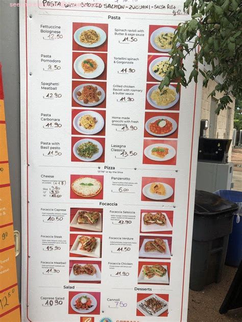 cannone cucina italiana menu